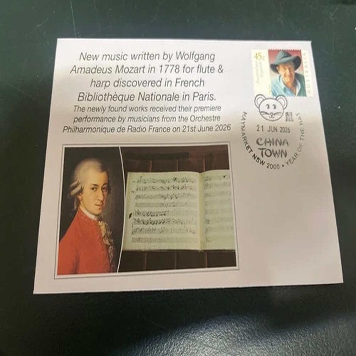 (2836) 21-6-2026 - New MOZART music for flute & harp found in Paris Library (B)