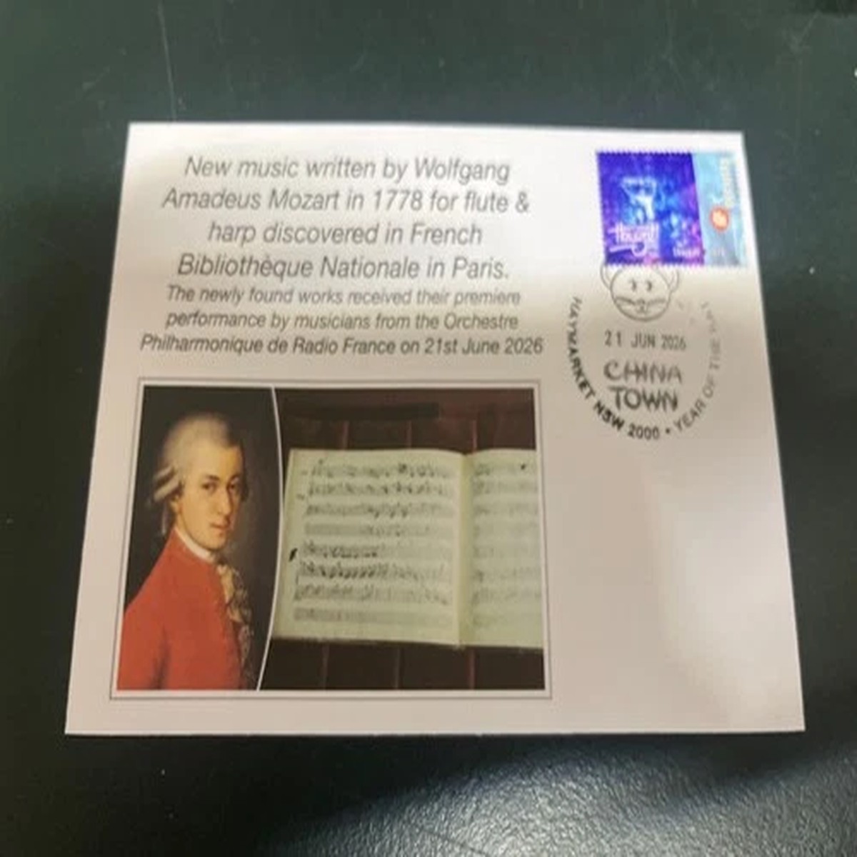 (2836) 21-6-2026 - New MOZART music for flute & harp found in Paris Library (C)