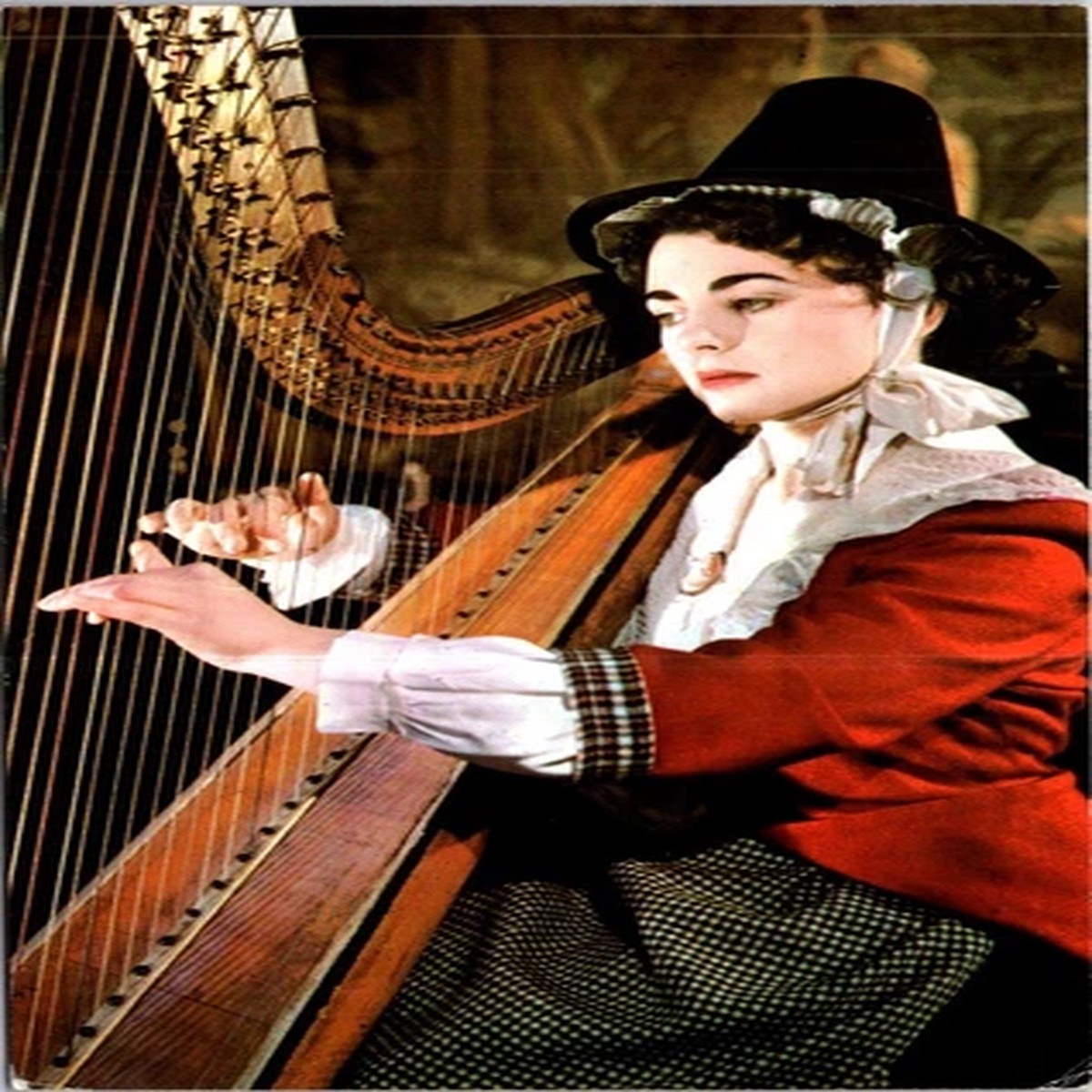 (1475) 5-9-2025 - UK Wales =-Harp player in costume